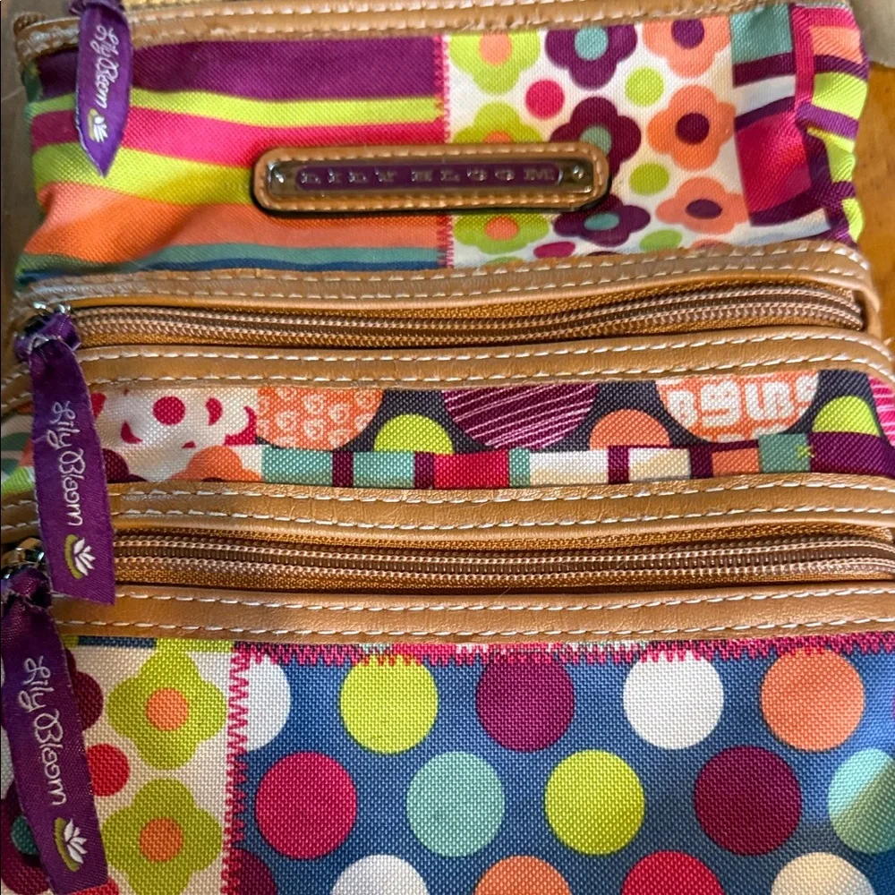 Lily Bloom Colorful Patchwork Crossbody Bag - Picture 3 of 10